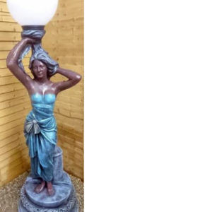 Grecian Globed Light on Stand