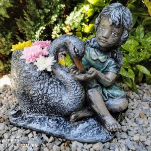 Girl With Swan